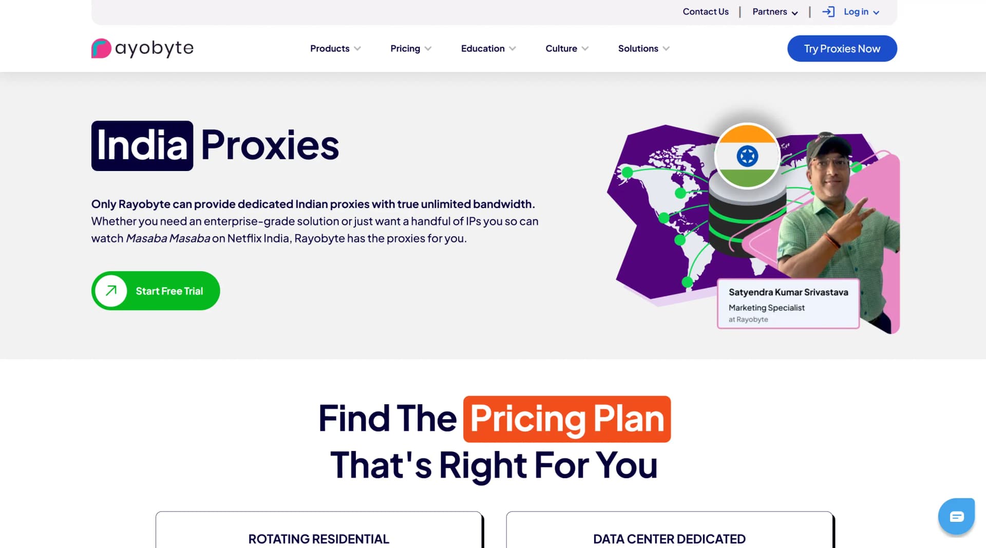Rayobyte India Proxies