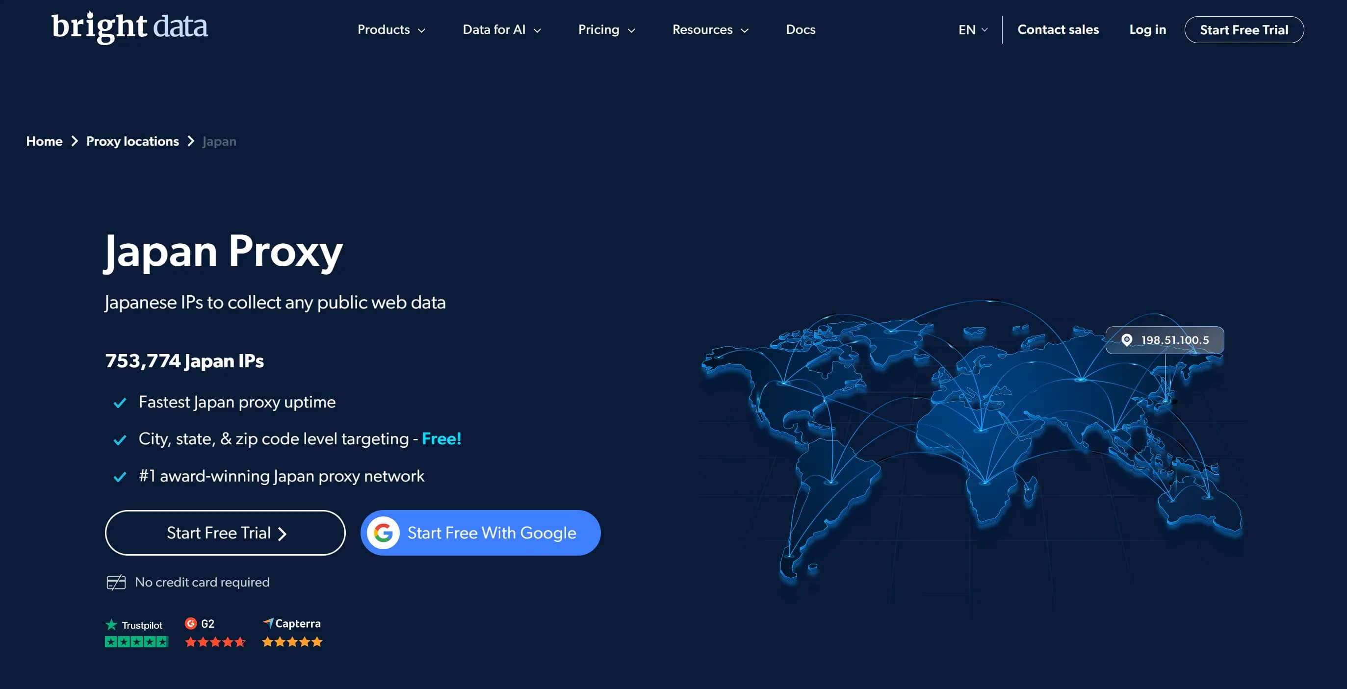 Bright Data Japan proxy