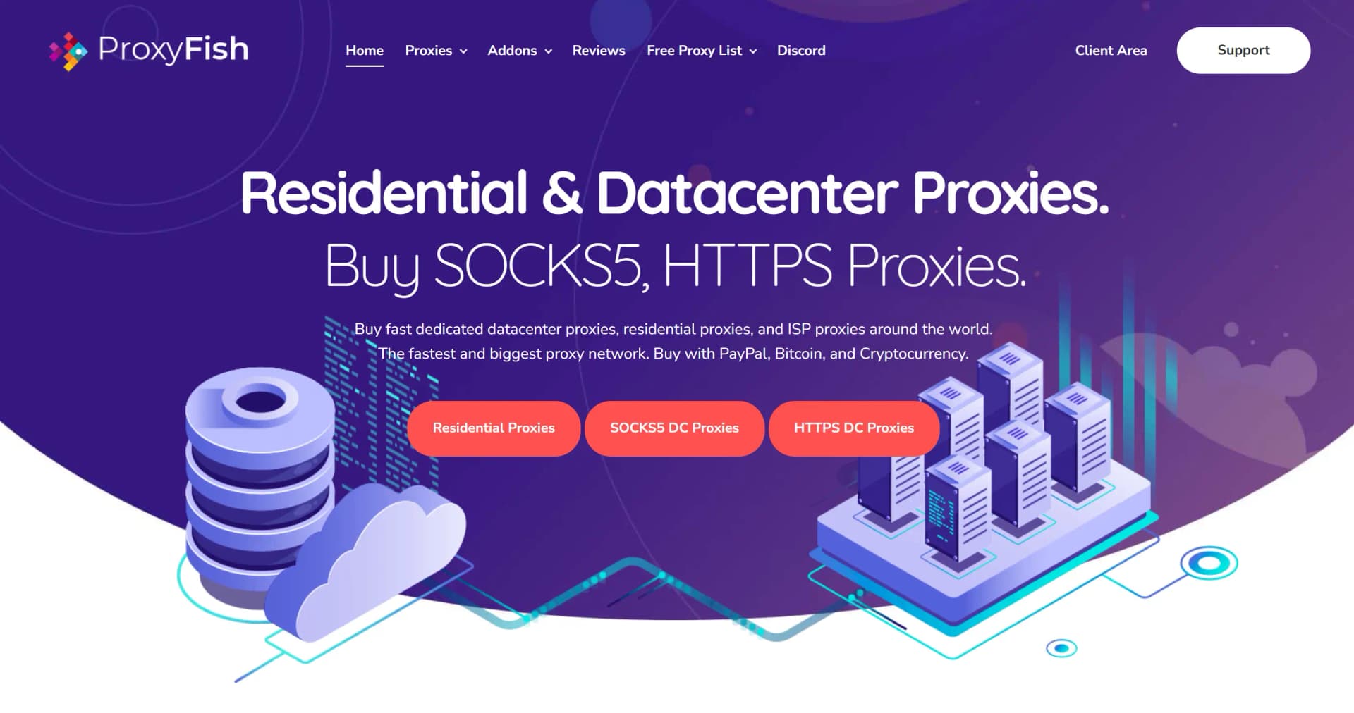 ProxyFish Homepage 