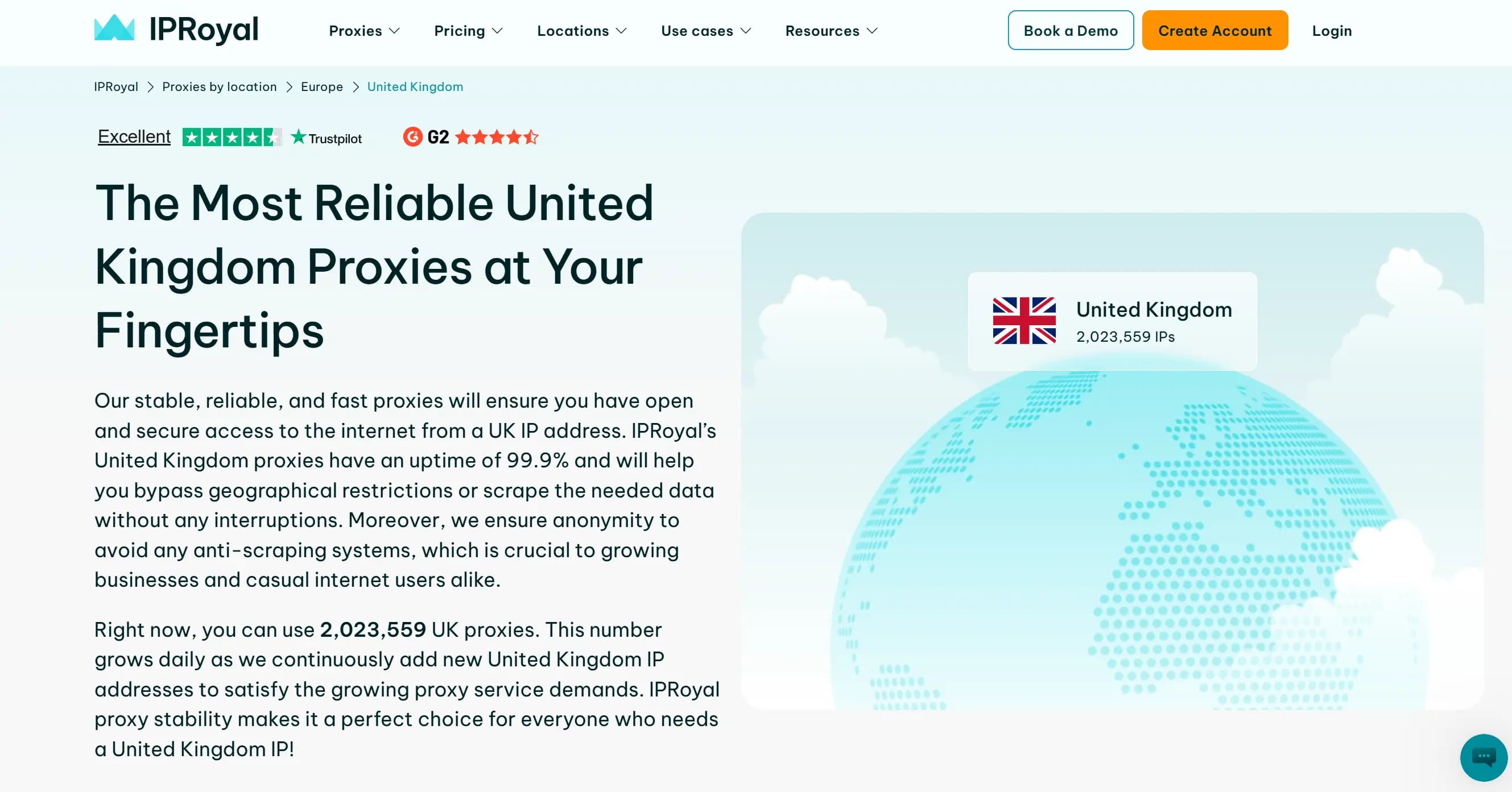 IPRoyal United Kingdom proxies