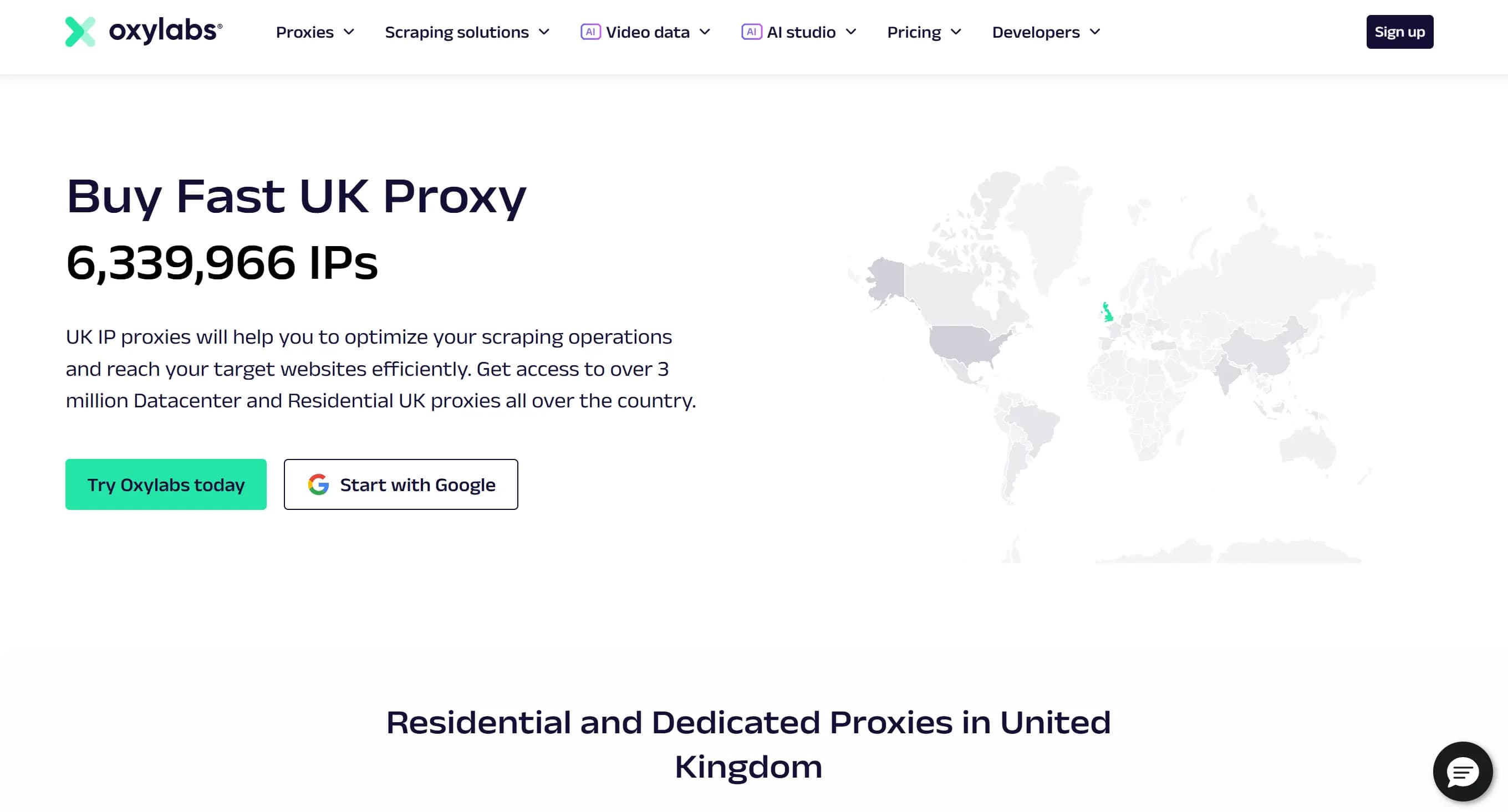 Oxylabs UK proxy