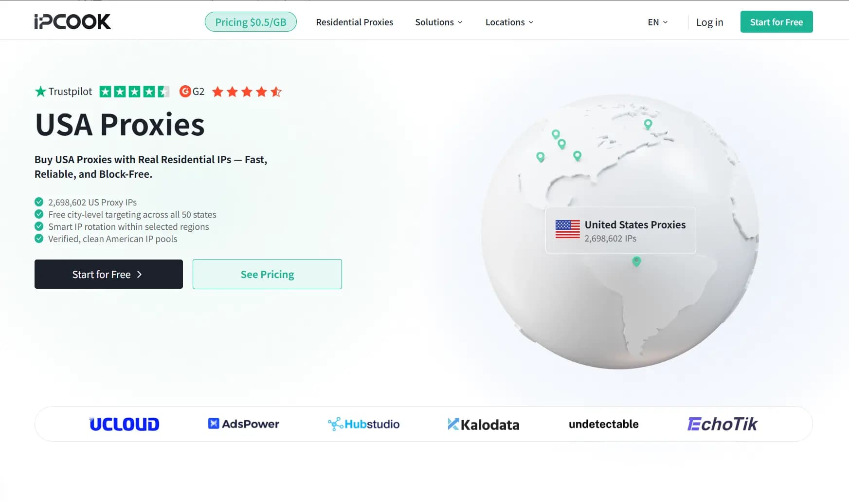 IPcook USA proxies