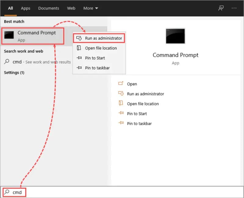 Open Command Prompt