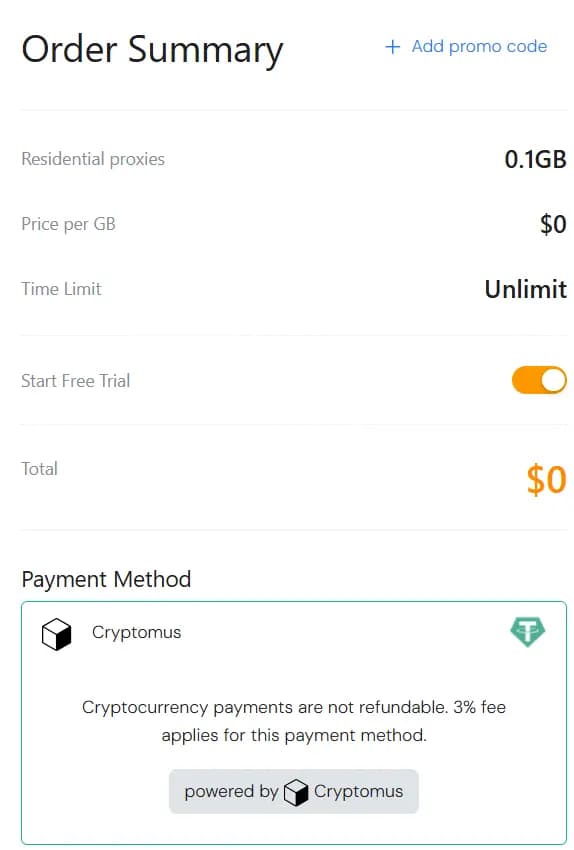 IPcook checkout