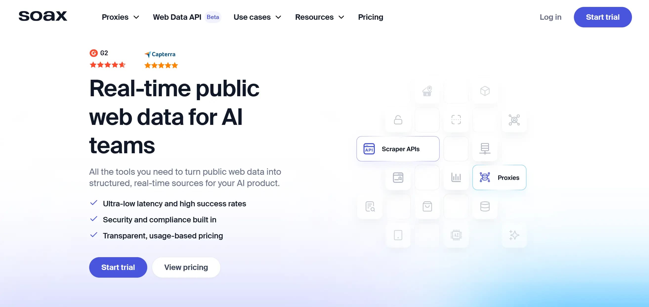 Soax official homepage