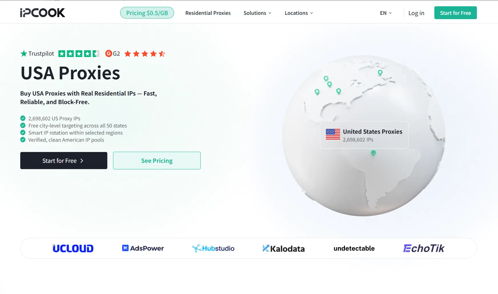 IPcook USA proxies