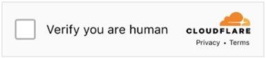 Cloudflare Turnstile CAPTCHA