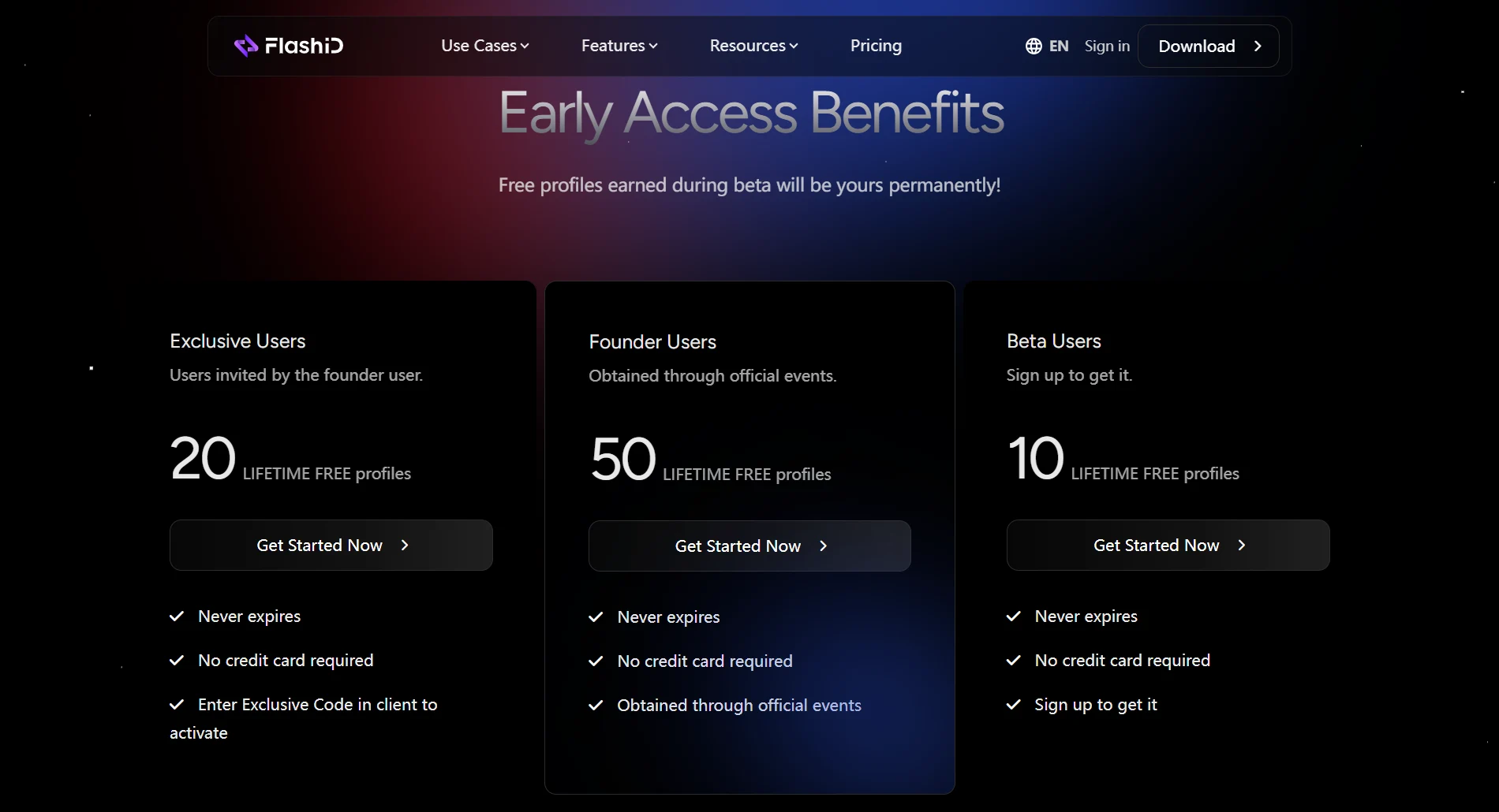 FlashID Pricing Plan