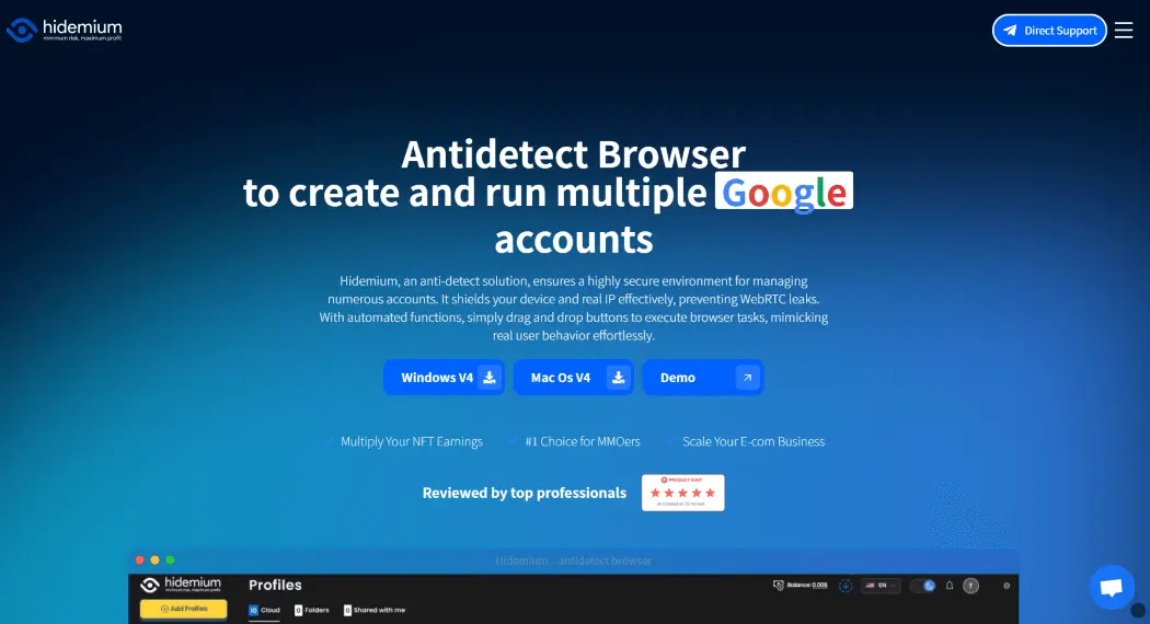 Hidemium Official Website